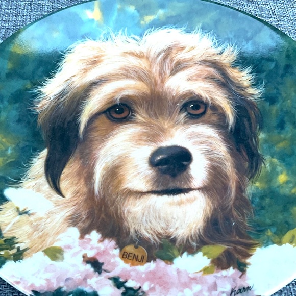 Vintage Benji the Movie Star Dog Collector Plate 1982 Numbered Edition EUC - Picture 4 of 10